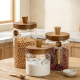 Glass Jar with Wooden Spoon 800 ml
